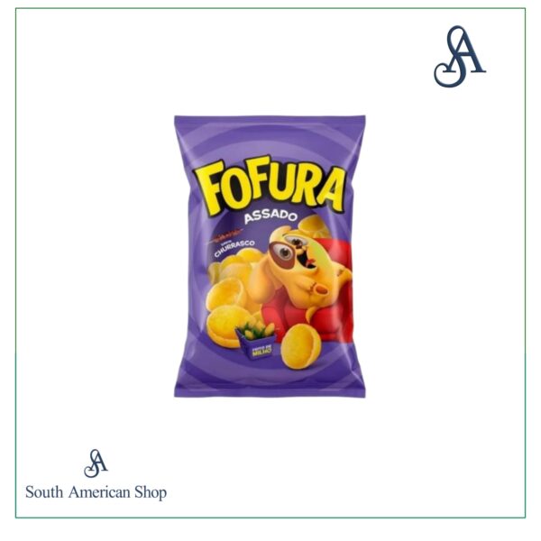 Chips de Milho Sabor Churrasco 80g - Fofura