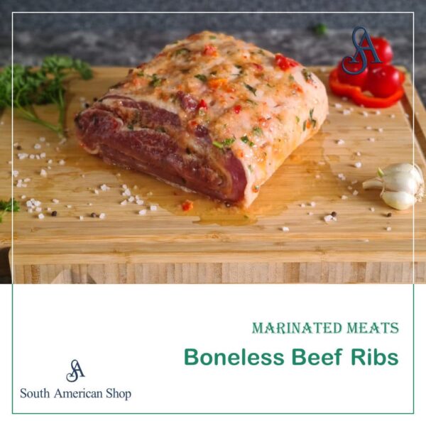 Marinated Boneless Beef Ribs