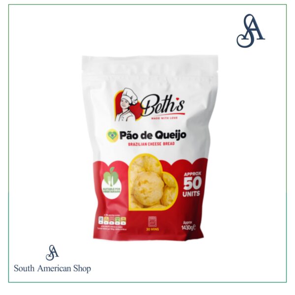 Pão de Queijo Congelado 50un - Beth`s