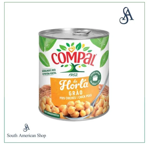 Cooked Chickpeas 410gr - Compal