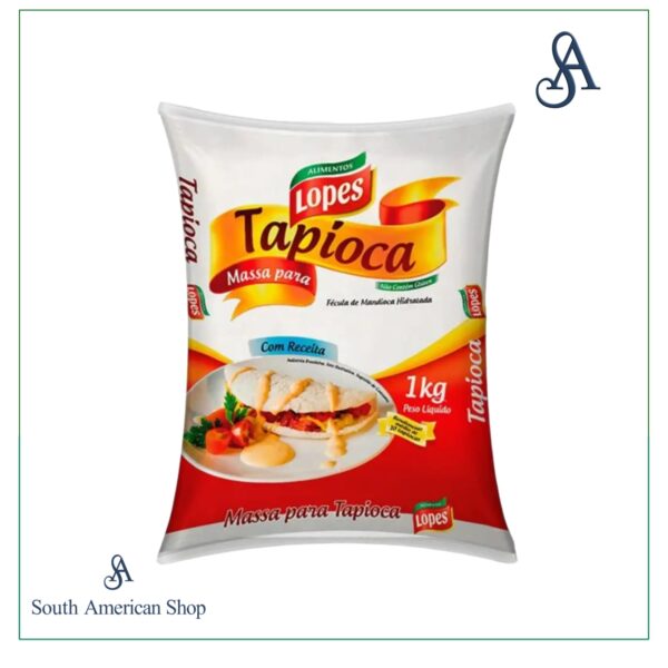 Hydrated Manioc Starch Tapioca 1kg - Lopes