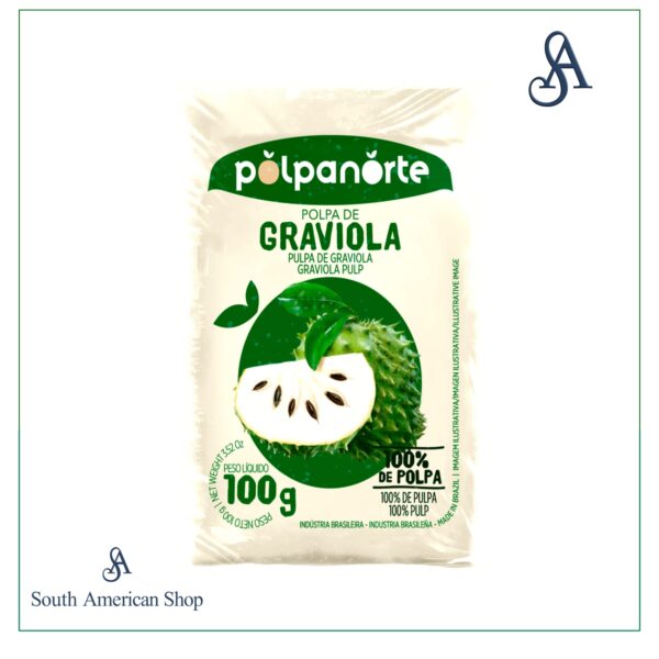 Polpa de Graviola 100g Polpa Norte