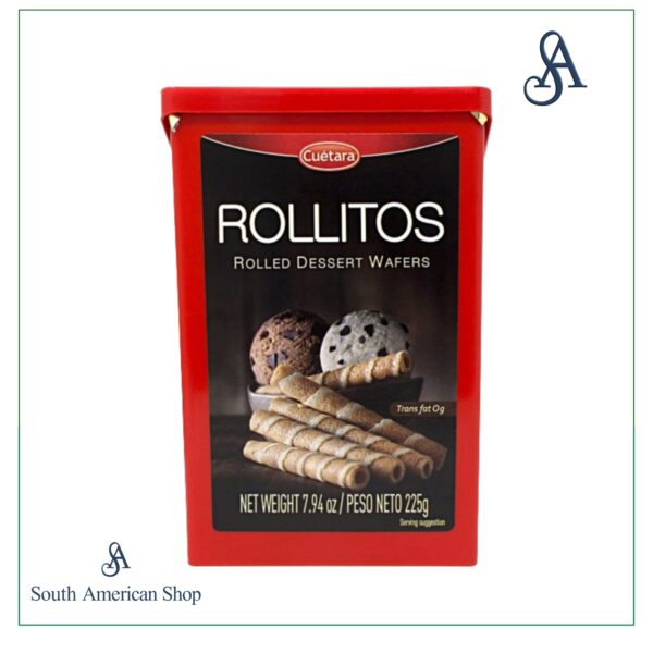 Biscoito Wafles Rollitos 225g - Cuétara