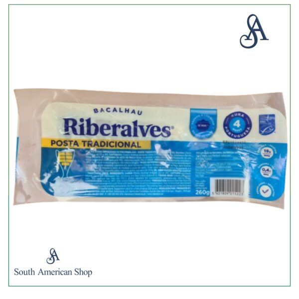 Posta de Bacalhau 260g Riberalves